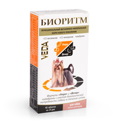 Биоритм Витамины для взрослых собак мелких пород, 48 таблеток