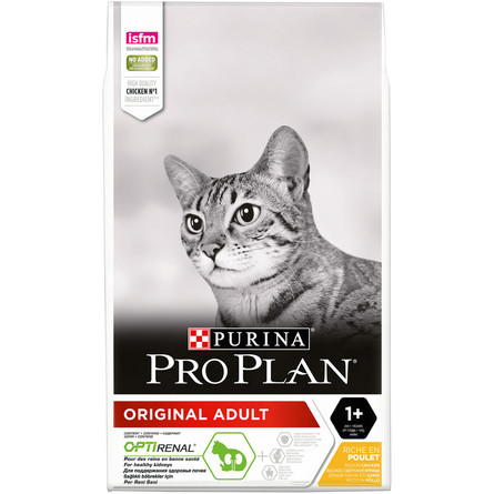 Сухой корм Pro Plan® для взрослых кошек (с высоким содержанием курицы) – интернет-магазин Ле’Муррр