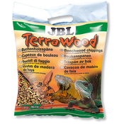 JBL TerraWood Буковая щепа натуральный донный субстрат для сухих и полусухих террариумов