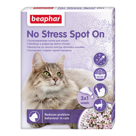 Beaphar No Stress Spot On Капли на холку для кошек успокаивающие, 3 пипетки – интернет-магазин Ле’Муррр