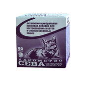 Ceva Витаминизированное лакомство для стерилизованных кошек и кастрированных котов (для поддержания здоровья мочевыводящей системы), 60 таблеток