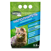 Pet Star Наполнитель для туалета кошек впитывающий, силикагелевый