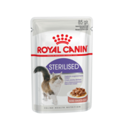 Royal Canin Sterilised Кусочки паштета в соусе для взрослых стерилизованных кошек и кастрированных котов