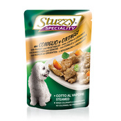 Stuzzy Speciality con Dog Coniglio e Ortaggi Кусочки паштета в соусе для взрослых собак всех пород (с кроликом и овощами)