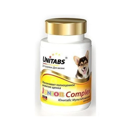 UNITABS JuniorComplex Мультивитамины для щенков, 100 таблеток – интернет-магазин Ле’Муррр