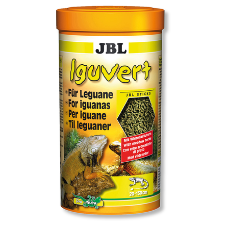 JBL Iguvert Корм для игуан и других травоядных рептилий, палочки – интернет-магазин Ле’Муррр