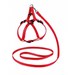 Saival Classic Комплект Колор поводок + шлейка (красный) – интернет-магазин Ле’Муррр